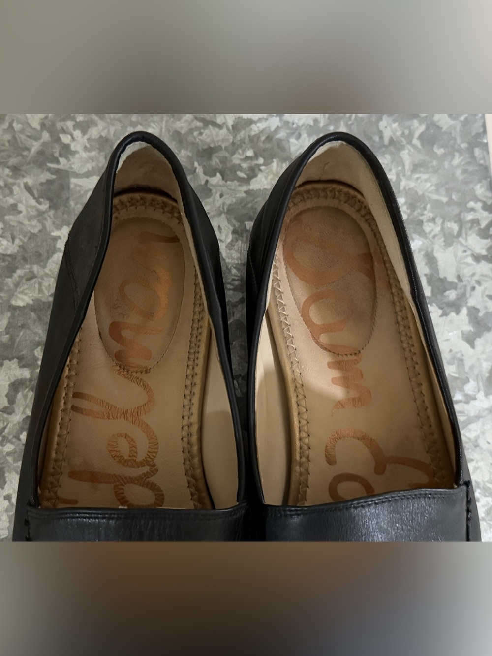 Sam Edelman Loraine Women’s Black Tailored Buckle Bit Leather Flats, Size 8 - Picture 7 of 9